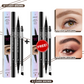 💖BUY 1 GET 1 FREE-Each Only ￡4.49!! 💖2-in-1 4D Eyebrow Pencil (Natural Brow Makeup and Eyelash Line)