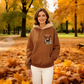 💖CHRISTMAS SALE 50% OFF!!🎁Cute Highland Cow Cozy Fleece-Lined Hooded Sweatshirt🦬