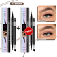 💖BUY 1 GET 1 FREE-Each Only ￡4.49!! 💖2-in-1 4D Eyebrow Pencil (Natural Brow Makeup and Eyelash Line)