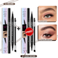 💖BUY 1 GET 1 FREE-Each Only ￡4.49!! 💖2-in-1 4D Eyebrow Pencil (Natural Brow Makeup and Eyelash Line)