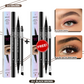 💖BUY 1 GET 1 FREE-Each Only ￡4.49!! 💖2-in-1 4D Eyebrow Pencil (Natural Brow Makeup and Eyelash Line)