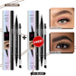 💖BUY 1 GET 1 FREE-Each Only ￡4.49!! 💖2-in-1 4D Eyebrow Pencil (Natural Brow Makeup and Eyelash Line)