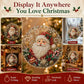 🎅Christmas Pre Sale ￡12.99!!🎄Christmas Pearl Diamond Art Hanging Ornament Kit | Resistant Non-Fading Pearl Beads DIY Handmade Holiday Hanging Decor 🎅💎