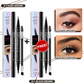 💖BUY 1 GET 1 FREE-Each Only ￡4.49!! 💖2-in-1 4D Eyebrow Pencil (Natural Brow Makeup and Eyelash Line)