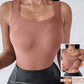 🏆Last Day Special Price ￡8.99💐Women's U Neck Thermal Tank Tops with Built-In Bra