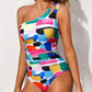 💖LAST DAY SPECIAL PRICE: ￡13.99!!💖One Shoulder One Piece Swimsuit for Women👙