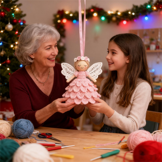 🧚Last Day Sale 49% OFF✨Crochet Your Own Angel – Complete Craft Kit