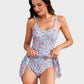 👙Last Day Sale 50% OFF💃Women's One Piece Tummy Control Tie Knot Swimsuit