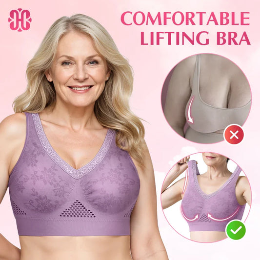 🌸Early Spring Sale 70% OFF🔥High-Support Wireless Lace Bra for Women