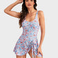 👙Last Day Sale 50% OFF💃Women's One Piece Tummy Control Tie Knot Swimsuit