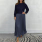 🔥Hot Sale 50% OFF!!⚡50K+ SOLD!❄️🔥Women's Solid Color Long Sleeve Jumper & Pleated Bottom Dress