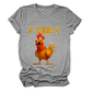 💥Surprise Price: Only £10.99!!🐓F-Caw-F😍Humorous Chicken Pattern T-Shirt🖤