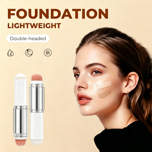 🎉BUY 1 GET 1 FREE🎉[OFFICIAL PRODUCT] BLANC Cover Cream Stick V/ Detachable Brush - Korean Skin Care Color-Changing Foundation Stick with Collagen Capsules (0.45 oz)