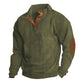 🏆Limited Time 50% Off! 🩶Men's Corduroy Stand Collar Sweatshirt