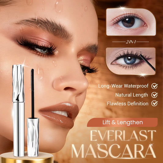 🎁LAST DAY BUY 1 GET 1 FREE!!🔥✨ Waterproof Fiber Mascara - Intense Length & Curl with Enriched Fibers for Clump-Free Volume All Day 🌟9