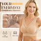 🏆 Last Day Special Price £9.99 ! 💐 Buy One Get One Free 🎁 🌸 Pure Cotton Buttonless Comfy Lifting Bra