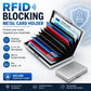 💸 Save More Today - BUY 2 GET 1 FREE⚡📇RFID Blocking Card Holder – Slim Stainless Steel Wallet with 3 Capacity Options