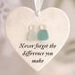 Heart-Shaped Sea Glass Friendship Decor🌊✨