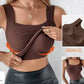 🏆Last Day Special Price ￡8.99💐Women's U Neck Thermal Tank Tops with Built-In Bra