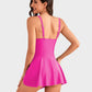 👙Last Day Sale 50% OFF💃Women's One Piece Tummy Control Tie Knot Swimsuit