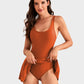 👙Last Day Sale 50% OFF💃Women's One Piece Tummy Control Tie Knot Swimsuit