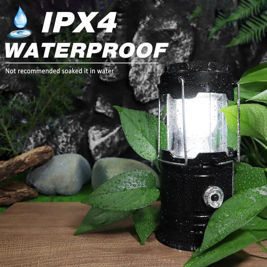 🔥 Just £10.99! ⛺️Solar Camping Lantern – Foldable, Rechargeable LED Emergency Light