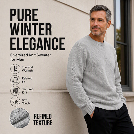 ✨2026 Collection at 50% OFF & FREE SHIPPING🎁JMIERR Men's Crewneck Sweater Soft Casual Sweaters Classic Long Sleeve Pullover Sweaters with Ribbing Edge
