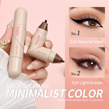 🏆BUY 1 GET 1 FREE✨Quick dry smudge proof liquid liner long lasting lazy makeup tool💖