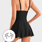 👙Last Day Sale 50% OFF💃Women's One Piece Tummy Control Tie Knot Swimsuit