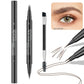 💖BUY 1 GET 1 FREE-Each Only ￡4.49!! 💖2-in-1 4D Eyebrow Pencil (Natural Brow Makeup and Eyelash Line)