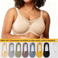 🏆 Last Day Special Price £7.99 ! 💐Women's Elegant Sheer Full Coverage Plus Size Bra
