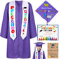 🔥Last Day 50% OFF - Kindergarten Graduation Cap & Gown Set – Class of 2026 Satin Graduation Outfit & Keepsake Gift Bundle 🎓