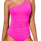 💖LAST DAY SPECIAL PRICE: ￡13.99!!💖One Shoulder One Piece Swimsuit for Women👙