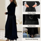 🔥Hot Sale 50% OFF!!⚡50K+ SOLD!❄️🔥Women's Solid Color Long Sleeve Jumper & Pleated Bottom Dress