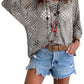 🔥💐SUMMER DAY SALE - ONLY £13.99!!⚡50K+ SOLD✨Womens Bohemian-Inspired Beige Crochet Top With V-Neck