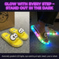 👣👣Cute slippers with cartoon motifs that glow