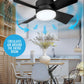 ⏳LIMITED TIME SALE 50% OFF🌀40W LED Ceiling Fan Light – 20.5” Ultra-Quiet with Remote 🎯 | E27 + FREE B22 Adapter 🔌 | For Bedroom 😴, Kitchen 👩‍🍳 & Garage 🛠️ – UK Ready! 🇬🇧