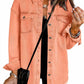 2025 Women's Casual Denim Button Down Distressed Jacket (Buy 2 Free Shipping)