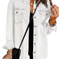 2025 Women's Casual Denim Button Down Distressed Jacket (Buy 2 Free Shipping)