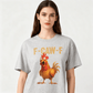 💥Surprise Price: Only £10.99!!🐓F-Caw-F😍Humorous Chicken Pattern T-Shirt🖤