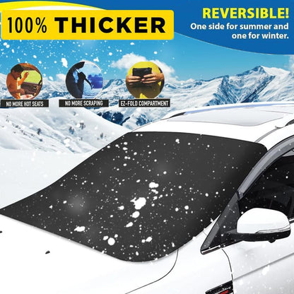 🎁Last Day Sale 49% OFF🔥2025 Upgraded Car Windshield Magnetic Snow Cover
