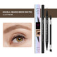 💖BUY 1 GET 1 FREE-Each Only ￡4.49!! 💖2-in-1 4D Eyebrow Pencil (Natural Brow Makeup and Eyelash Line)