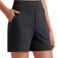 ⏳HOT SALE 49% OFF🔥 Women's High-Waist Bermuda Shorts with Pockets 🎯 | Running Yoga Casual Activewear 😎 | Buy 2 FREE Shipping – UK Stock! 🇬🇧