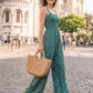 🏖️LAST DAY SALE: ONLY ￡14.99!!🌼Women’s Casual Print Sleeveless Overalls Jumpsuits