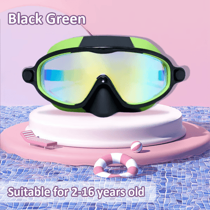 🔥LIMITED SALE 50% OFF!!🏆#1 Bestselling🏊‍♀️HD children's large frame waterproof and anti-fog swimming goggles