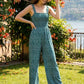🏖️LAST DAY SALE: ONLY ￡14.99!!🌼Women’s Casual Print Sleeveless Overalls Jumpsuits
