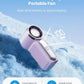 🌬️ Turbo Handheld Fan – LED Display, 6 Speeds, 3000mAh 🔋