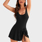 👙Last Day Sale 50% OFF💃Women's One Piece Tummy Control Tie Knot Swimsuit
