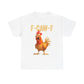 💥Surprise Price: Only £10.99!!🐓F-Caw-F😍Humorous Chicken Pattern T-Shirt🖤