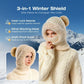 ⏰Black Friday Mega Deal – ￡12.99!!💖Women's Winter One-Piece Knitted Beanie Scarf Mask
